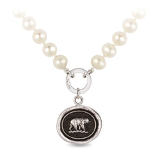 Pyrrha | "Mother Bear" Knotted Freshwater Necklace