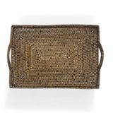 MATAHARI | Rattan Tray with Loop Handles Small