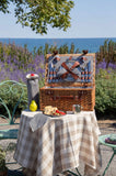 Bacon Baskeware | Willow 4 person picnic basket with cooler bag and utensils