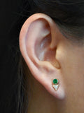 Anzie | Cléo Deco 14k Zambian Emerald Studs