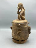 The Niger Bend | Single Baule Man Design Mouse Oracle Container/Statue