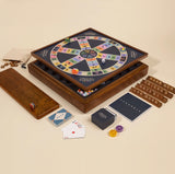 WS Game Company | 3-in-1 Premium Game Collection: Scrabble, Trivial Pursuit & Cribbage
