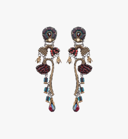 Ayala Bar | Noble Wine Set, Merlot Earrings