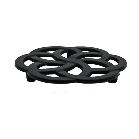 5.3"D Cast Iron Teapot Trivet Stand