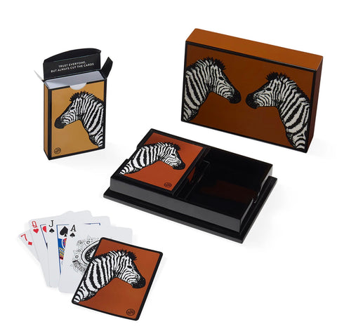 Jonathan Adler | Zebras Lacquer Card Set