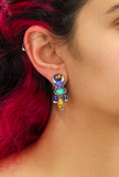 Ayala Bar | Candy Twist Set, Small Glass Earrings, Fudge