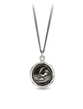 Pyrrha | Writer Sterling Silver Talisman Necklace