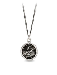 Pyrrha | Writer Sterling Silver Talisman Necklace