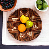 The African Home Goods | African  Rwanda Woven Basket - Brown Hierarchy