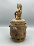 The Niger Bend | Single Baule Man Design Mouse Oracle Container/Statue