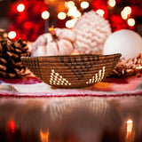 The African Home Goods | African  Rwanda Woven Basket - Brown Hierarchy