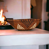 The African Home Goods | African  Rwanda Woven Basket - Brown Hierarchy