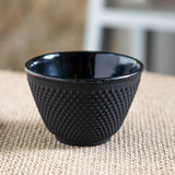 4oz Black Hobnail Cast Iron Tea Cup