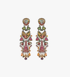 Ayala Bar | Sunflower Surprise Set, Colorful Glass Long Earrings, Ambe