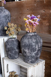 Bacon Baskeware | Black Terracotta Vase