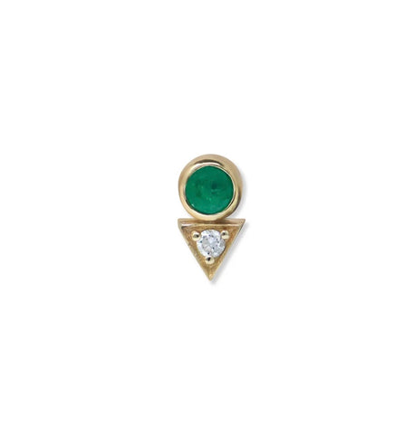 Anzie | Cléo Deco 14k Zambian Emerald Studs