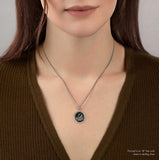 Pyrrha | Writer Sterling Silver Talisman Necklace
