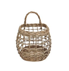 Bacon Baskeware | Open weave wall hanging basket