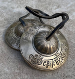 LUNGTA | Large Meditation Yoga Hindu Om Tingsha Cymbal Bell Chimes