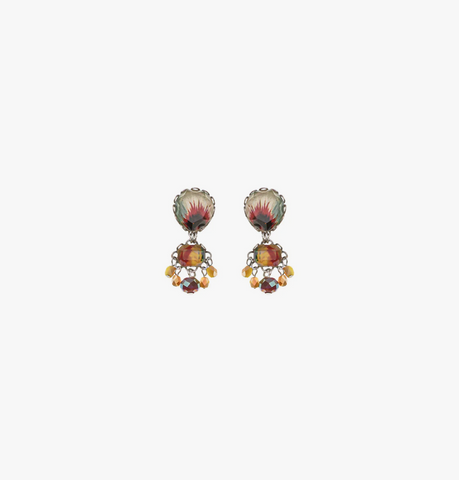 Ayala Bar | Sunflower Surprise Set, Small Colorful Glass Earrings, Bri