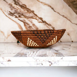 The African Home Goods | African  Rwanda Woven Basket - Brown Hierarchy