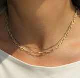 Leah Alexandra | Diamond-Cut Paperclip Chain