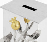 Michael Aram | Pomegranate Silver & Gold Tzedakah Box