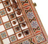 Manopoulos | Handcrafted Mosaic Traditional Style Backgammon Set