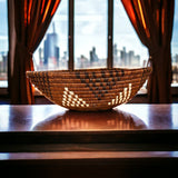 The African Home Goods | African  Rwanda Woven Basket - Brown Hierarchy