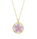 Catherine Weitzman | Birthmonth Flower gold vermeil necklace