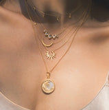 Satya | Waking Dreams Mother of Pearl Celestial Necklace
