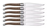 Forge De Laguiole | Set of 6 table knives, walnut wood
