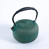 Tokusa Forest Green 33oz Cast Iron Tea Pot
