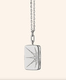 Monica Rich Kosann | Sun and Star Locket with White Sapphire