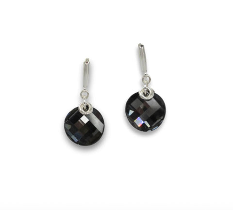 Lisa Ridout | Charcoal Carlu Earrings
