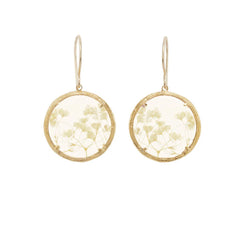 Catherine Weitzman |Small Botanical Earrings Baby Breath