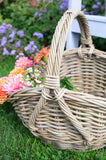 Bacon Baskeware | Rattan Basket with overhandle