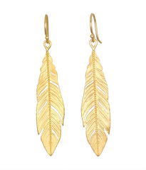 Satya | Spiritual Messenger Feather Earrings