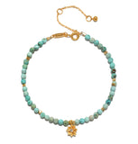 Satya | Turquoise Lotus December Birthstone Bracelet