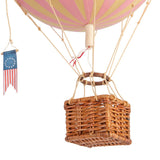 Travels Light, Pink - Hot Air Balloon