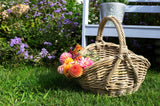 Bacon Baskeware | Rattan Basket with overhandle