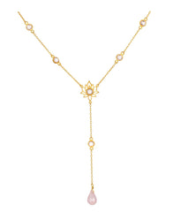 Satya | Transformed by Love Lotus Lariat Necklace