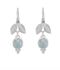 Kat Cadegan | Adam & Eve silver earrings