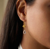 Satya | Spiritual Journey Lotus Crystal Earrings