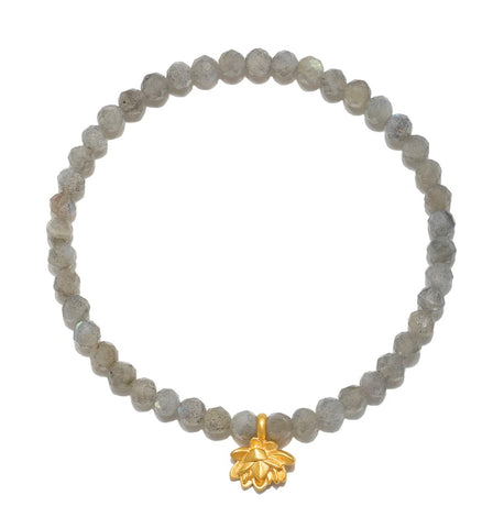 Satya | Intentional Journey Labradorite Lotus Bracelet