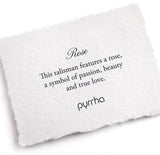 Pyrrha | Rose 14K Gold on Silver Talisman Necklace