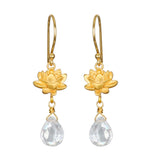 Satya | Spiritual Journey Lotus Crystal Earrings