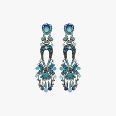 Ayala Bar | Blue Bayou Set, Blue Long Elegant Earrings, Turquoise