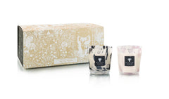 BLACK & WHITE PEARLS CANDLE DUO
