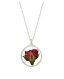 Catherine Weitzman | Birthmonth Flower silver necklace